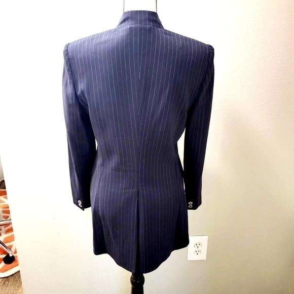Dolce & Gabbana | Navy Pinstripe Blazer - Picture 5 of 9